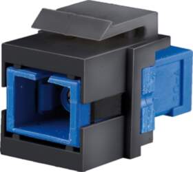 Bachmann Keystone fibre optic simplex coupler
