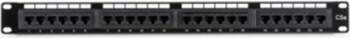 BLACKBOX CAT5E UTP PATCH PANEL, BLACK