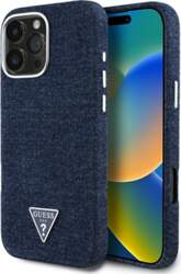 Case Guess Denim Triangle Logo MagSafe