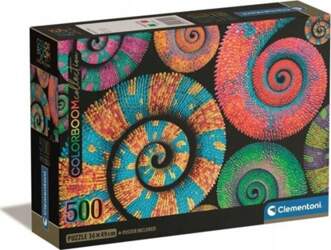 Clementoni Puzzle 500 elementów Compact Curly