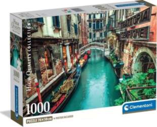 Clementoni Puzzle Compact Kana Wenecki 1000