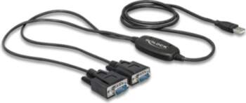 Adapteris USB2.0 - > 2