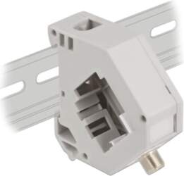 Delock DIN rail Adapter with Keystone