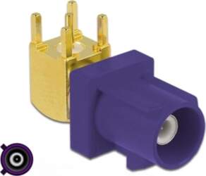 Delock FAKRA D plug 90° PCB