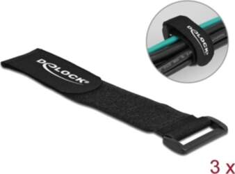 Delock Hook-and-loop cable tie with loop