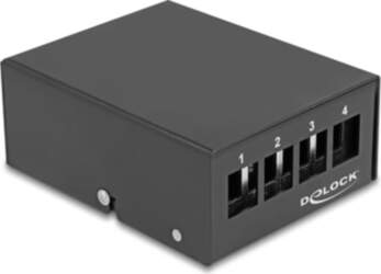 Delock Keystone Patch Panel 4 Port