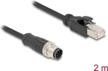 Delock M12 Cable A-coded 8 pin