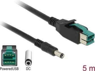 Delock PoweredUSB cable male 12 V