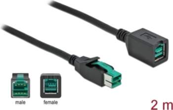 Delock PoweredUSB extension cable 12 V
