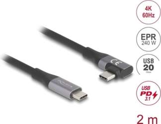 Delock USB 20 Gbps cable angled