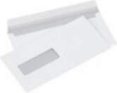 Envelope with window (30x90 mm) left