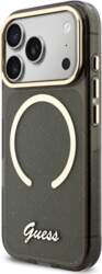 Guess IML Glitters Script Strap MagSafe