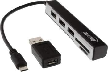 HUB USB InLine 1x SD 1x