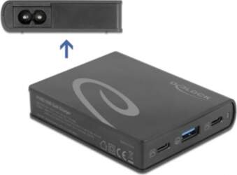 Lādētājs USB GaN, 2x TypeC (PD)
