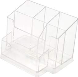 Pencil case Forpus, transparent, empty, section