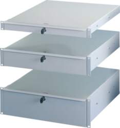 Schroff 19" Drawer, 2 U, Front