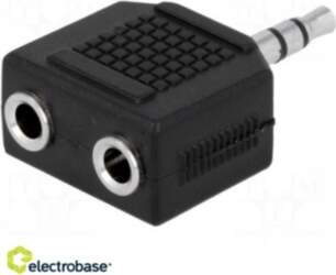 Splitter; Jack 3.5mm socket x2