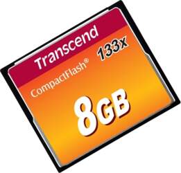 Transcend Compact Flash 8GB 133x TS8GCF133