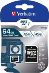 Verbatim Pro 64 GB MicroSDXC UHS