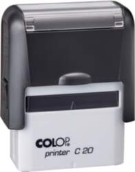 Zīmogs COLOP Printer C20, melns korpuss