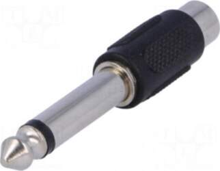 Adapter; Jack 6.35mm plug,RCA