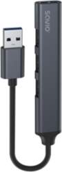 Adapteris Savio USB-A – 3 ×