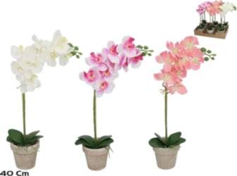 Artificial Orchid Pot 40 cm, 3