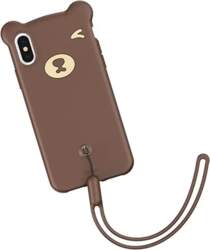 Baseus Bear Silicone case with strap