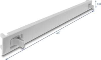 Delock 19" 1U Blind Panel ABS