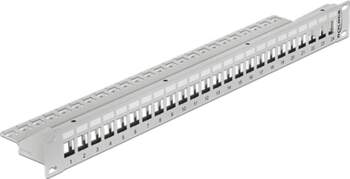 Delock 19" Keystone Patch Panel 24