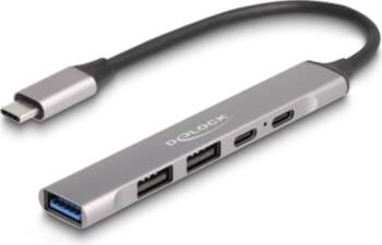 Delock 4 Port Slim USB Type-C™