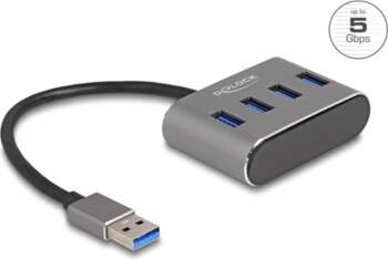 Delock 4 Port USB 5 Gbps