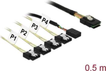 Delock Cable Mini SAS SFF-8087 >