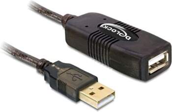 USB2.0 pagarinātājkabelis, 15m, Delock 82689