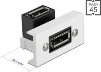 Delock Easy 45 DisplayPort Module angled