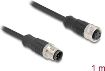 Delock M12 Cable D-coded 4 pin