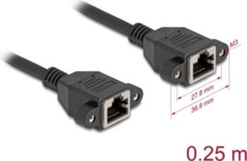 Delock Network Extension Cable S/FTP RJ45