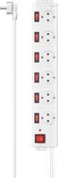 Hama Socket Line 6-fach single switchable