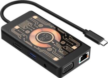 HUB USB Baseus QUALO Transparent Hub