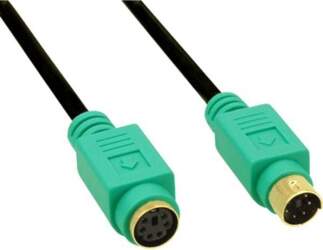 InLine PS/2 - PS/2, 3m, Czarny