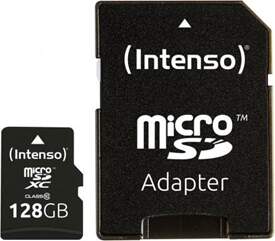 Intenso microSDXC 128GB C10 + Adapter