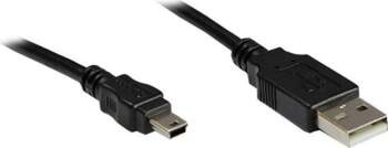 Kabel USB Alcasa USB-A - miniUSB