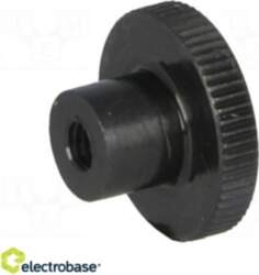 Knob; ¨: 12mm; Int.thread: M3