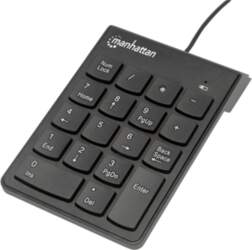 Manhattan Numeric Keypad, Wired, USB-A, 18