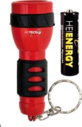 Red flashlight with 1 LED, length