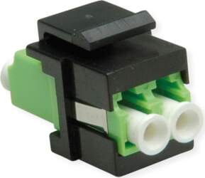 Roline Fiber Optic Keystone Jack, LC/LC
