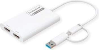 Roline USB Type A/C Adapter, 2x