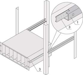 Schroff C-Profile Adaptor for Subracks Assembled