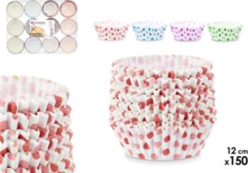 Set of 150 paper baking forms