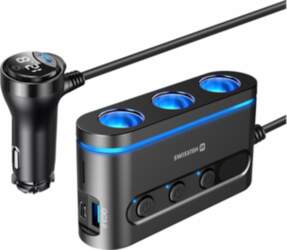 Swissten Car charger 2x USB-C PD